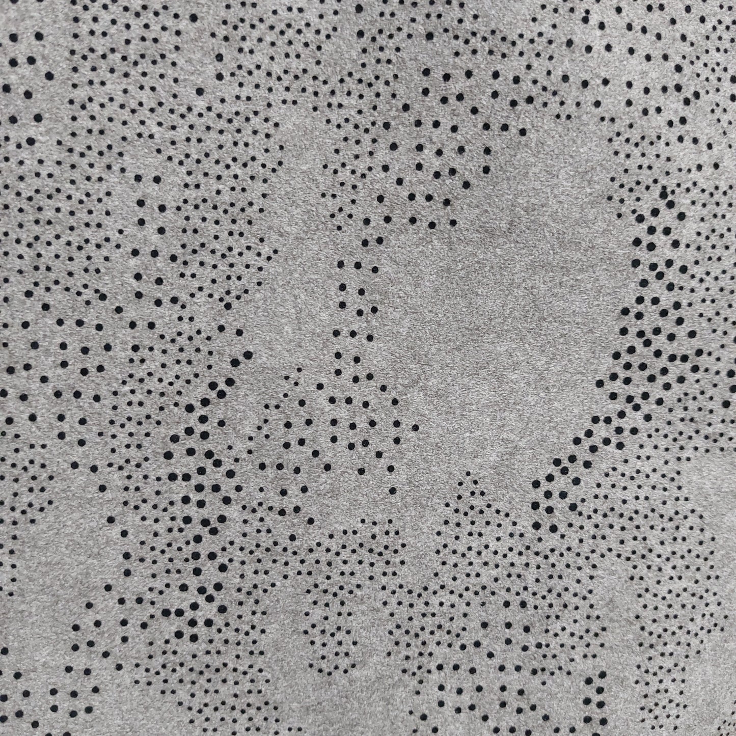 Bruna Shopper L grey polka dots