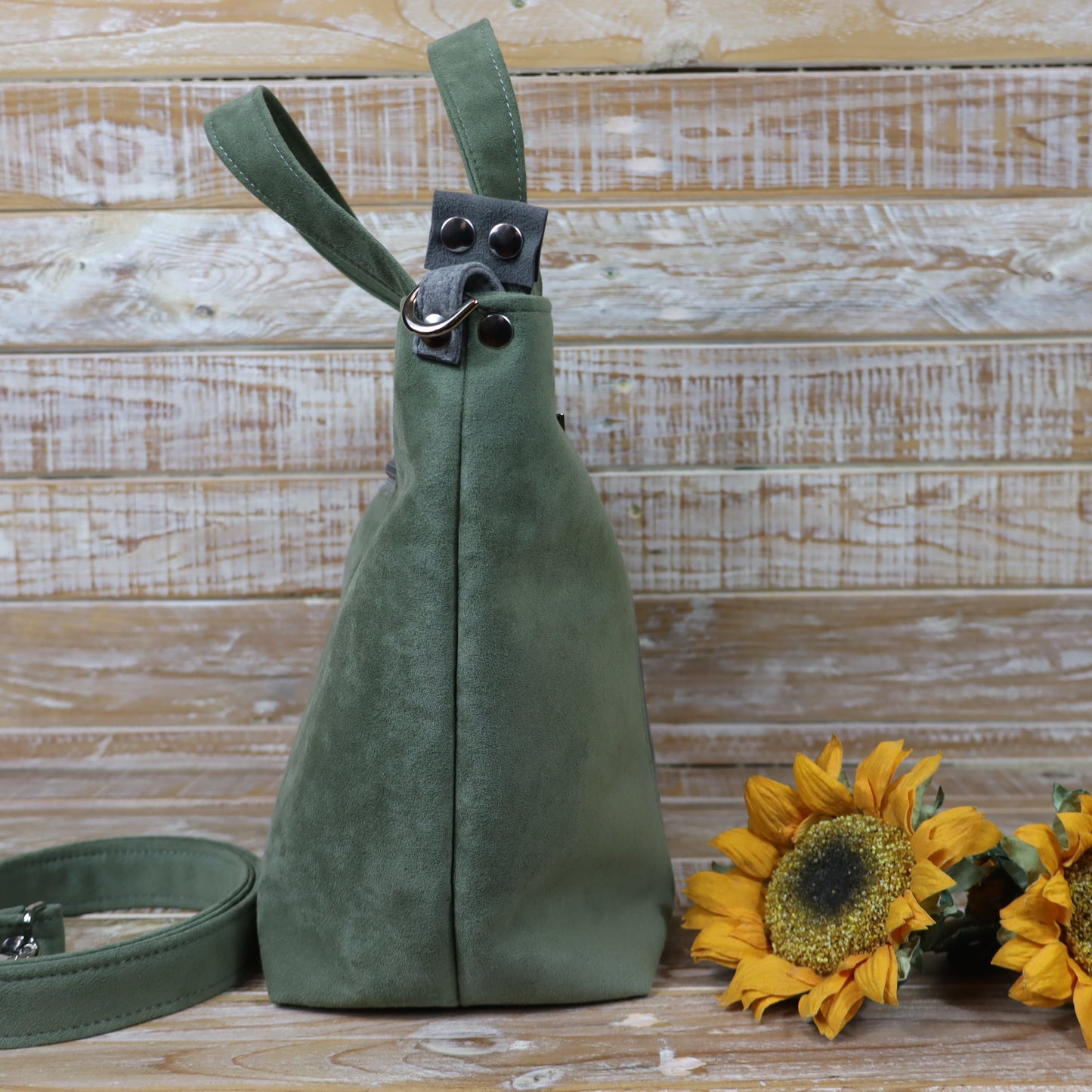 Tote Bag - grigio verde
