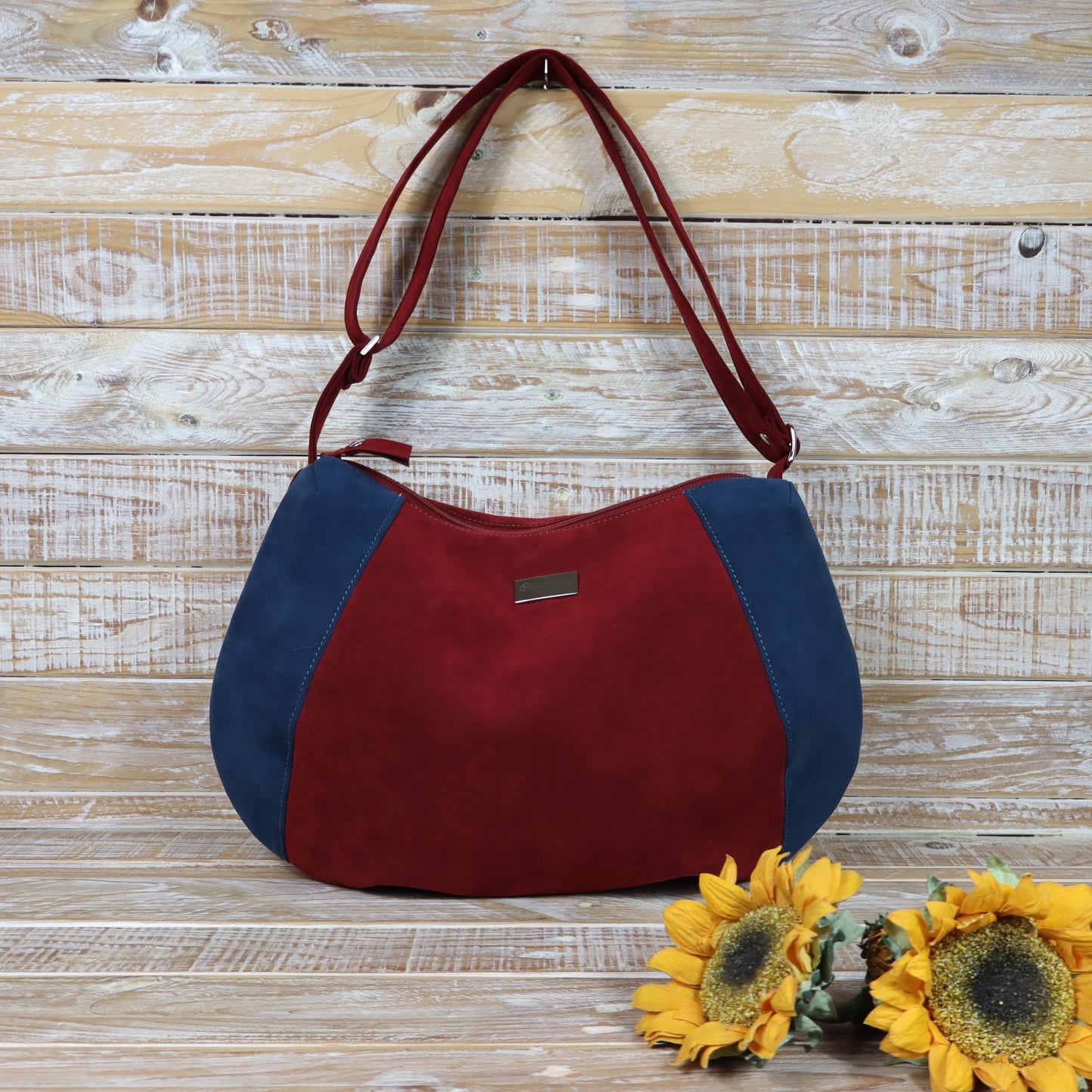 Hobo Bag rosso blu