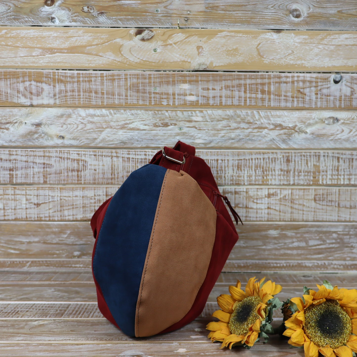Hobo Bag rosso blu