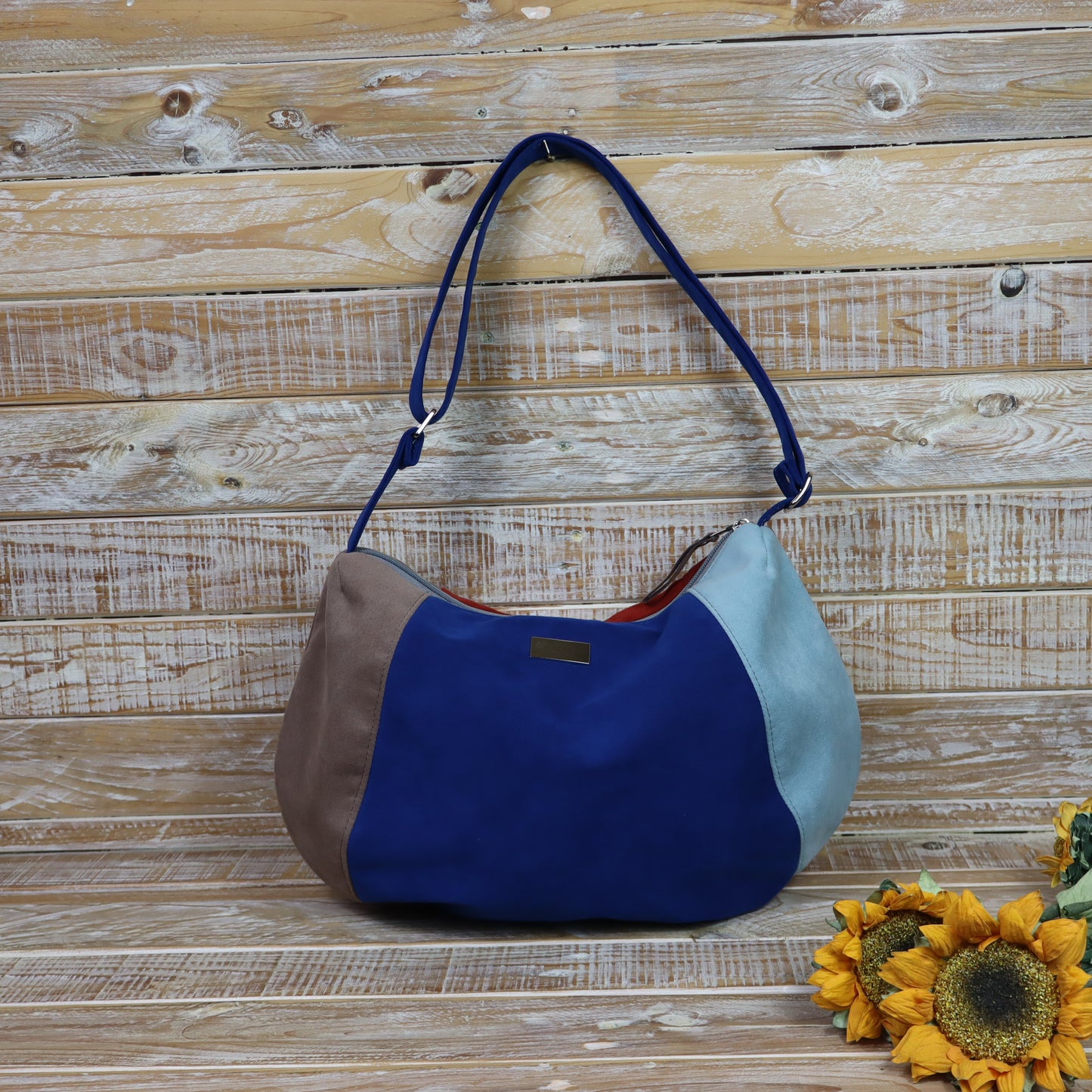 Hobo Bag blu mattone