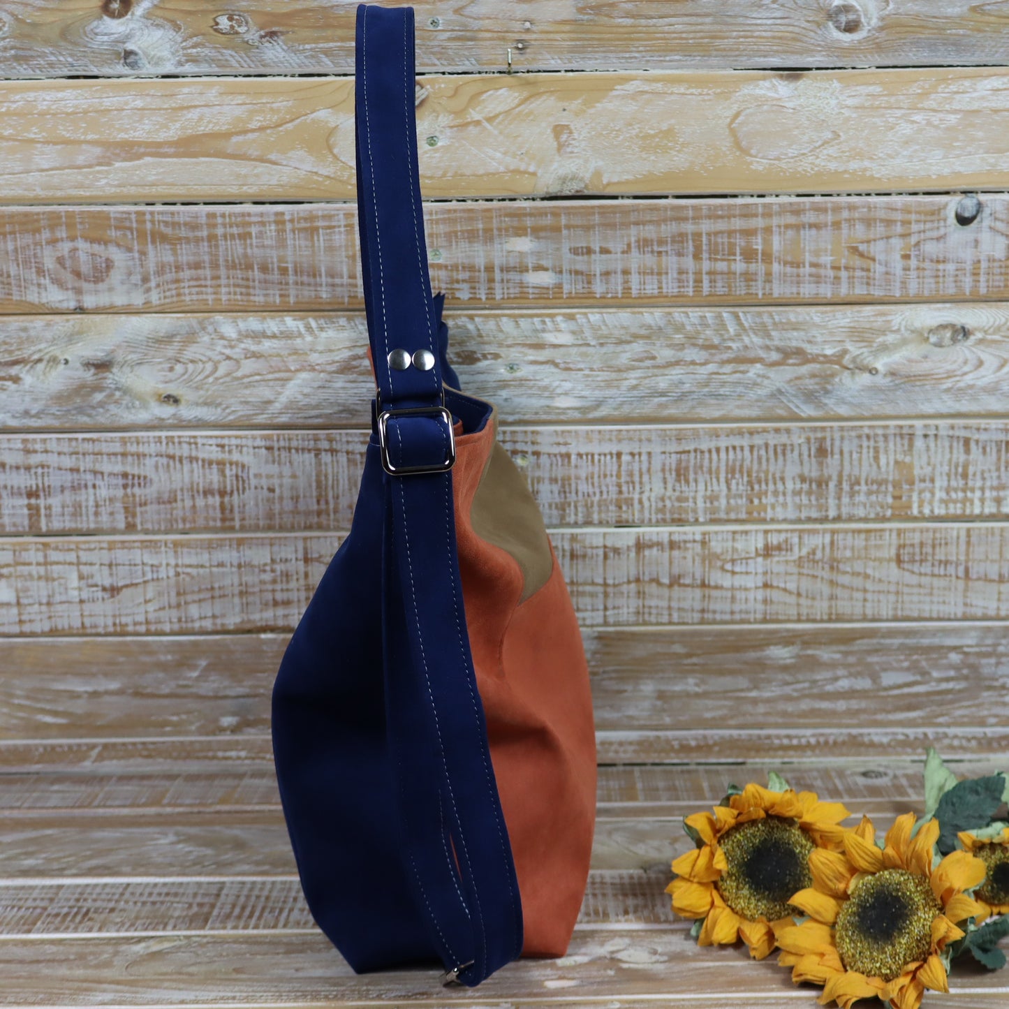 Borsa Zaino arancio blu