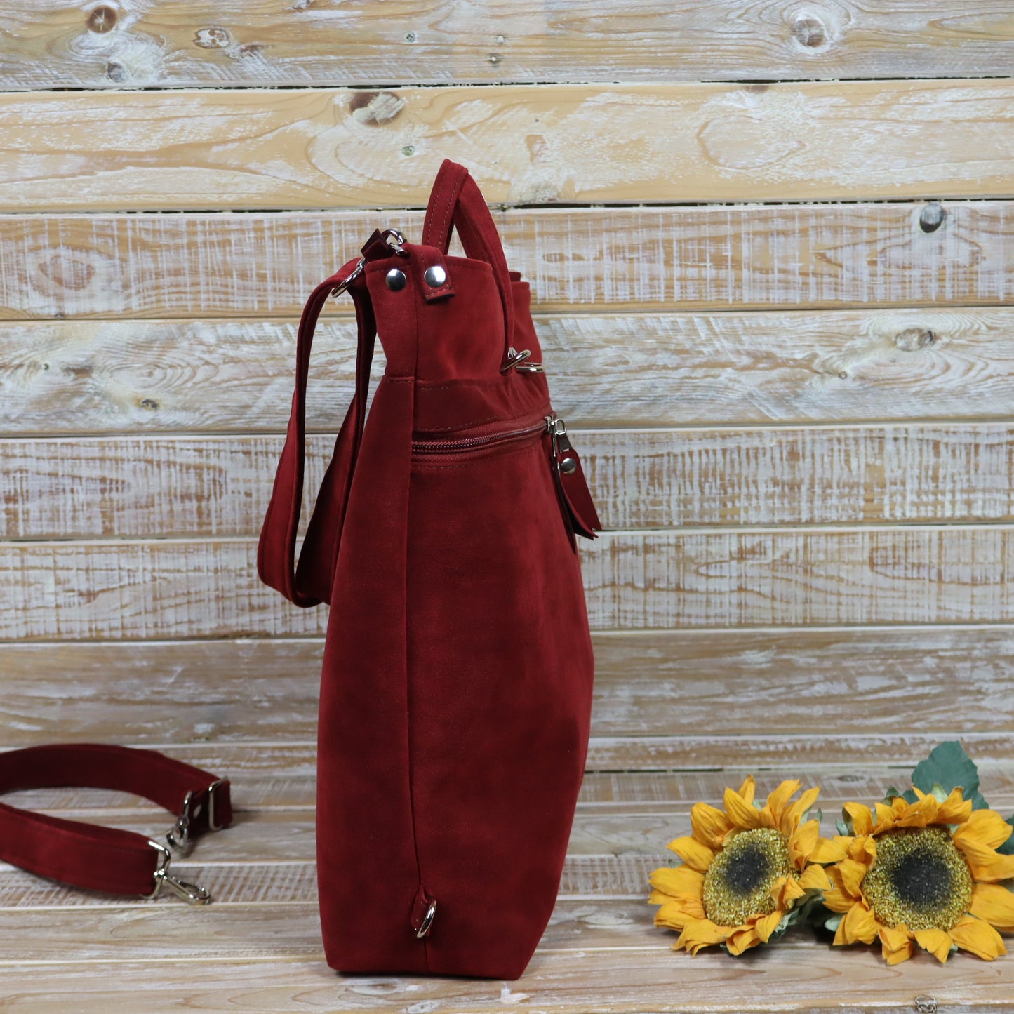 Borsa zaino rosso - mattone