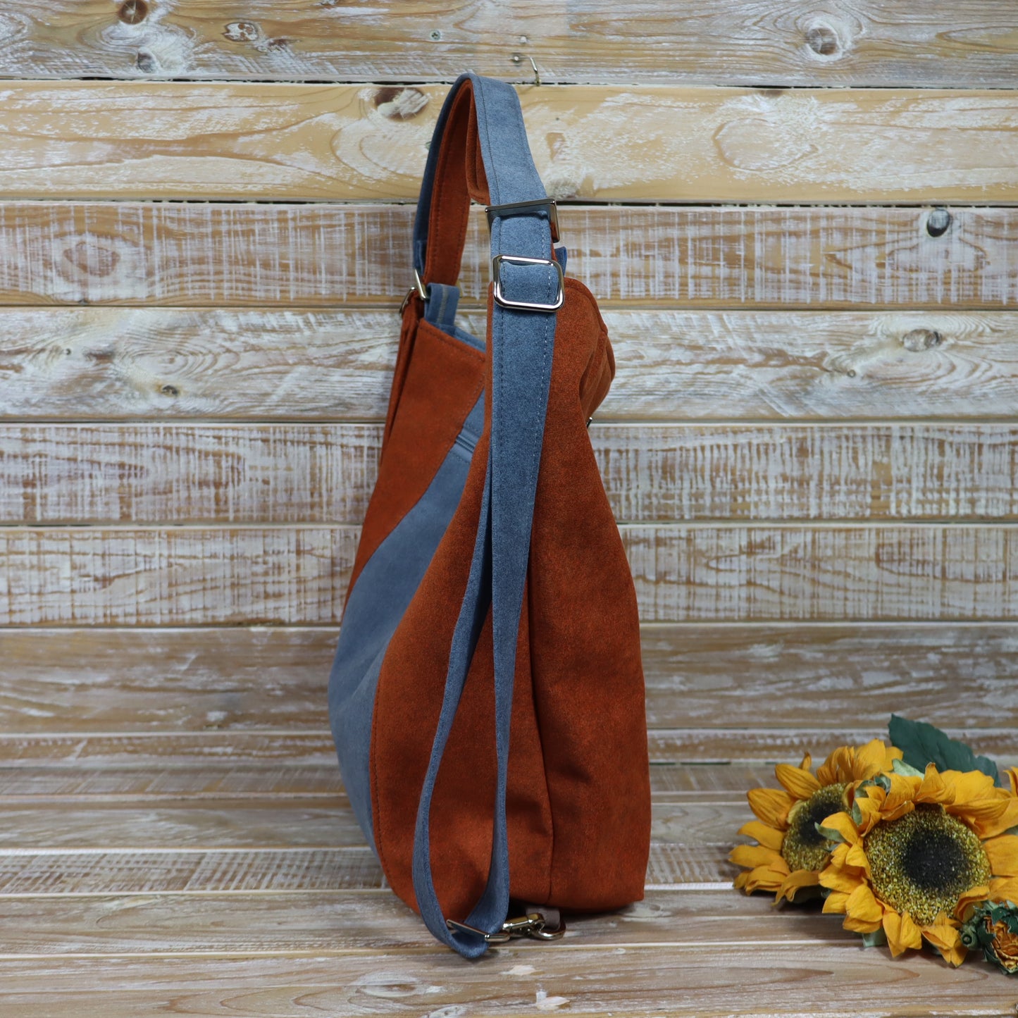Green Purple Backpack Bag