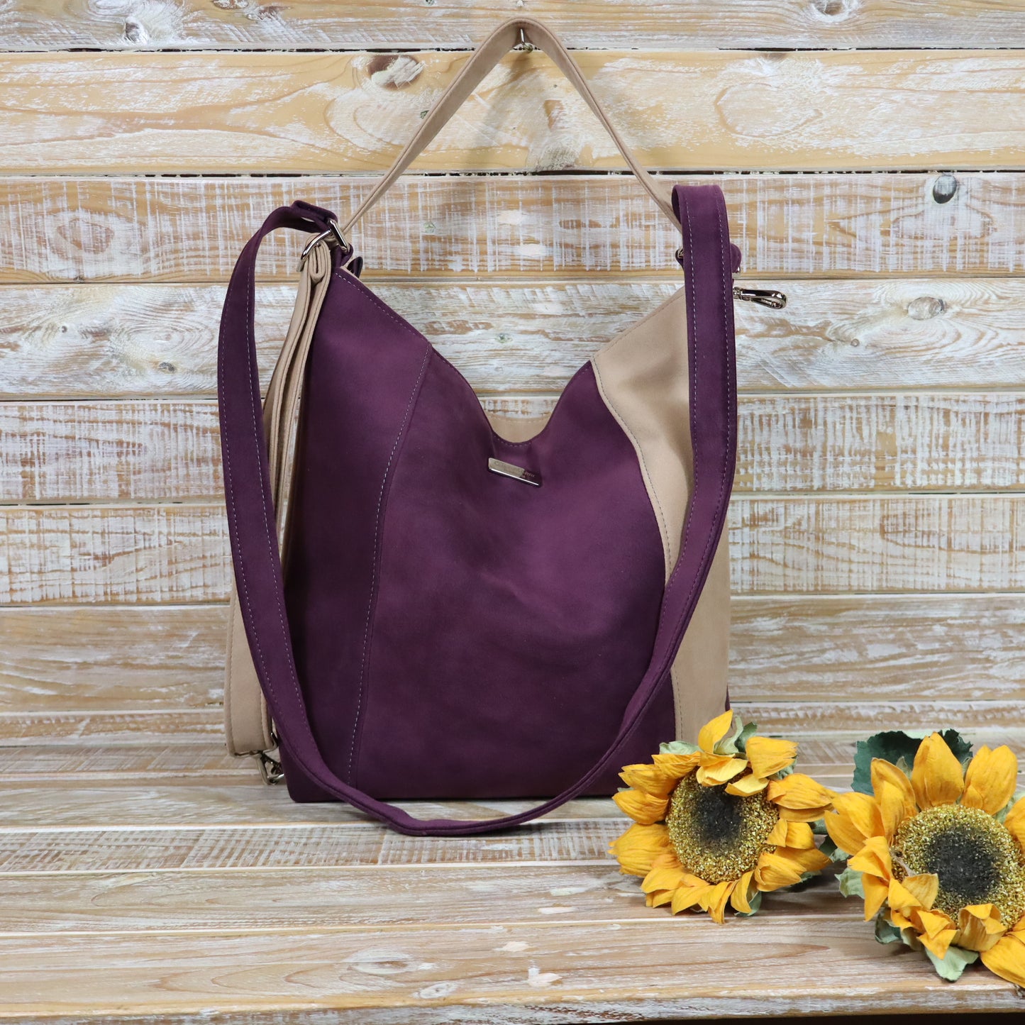 Borsa Zaino vinaccia rosa