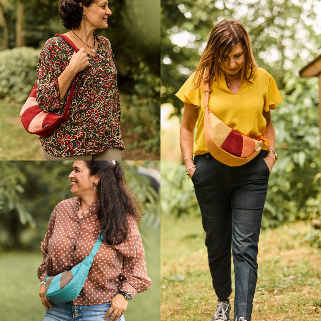 Giacinta Umhängetasche - grün blau