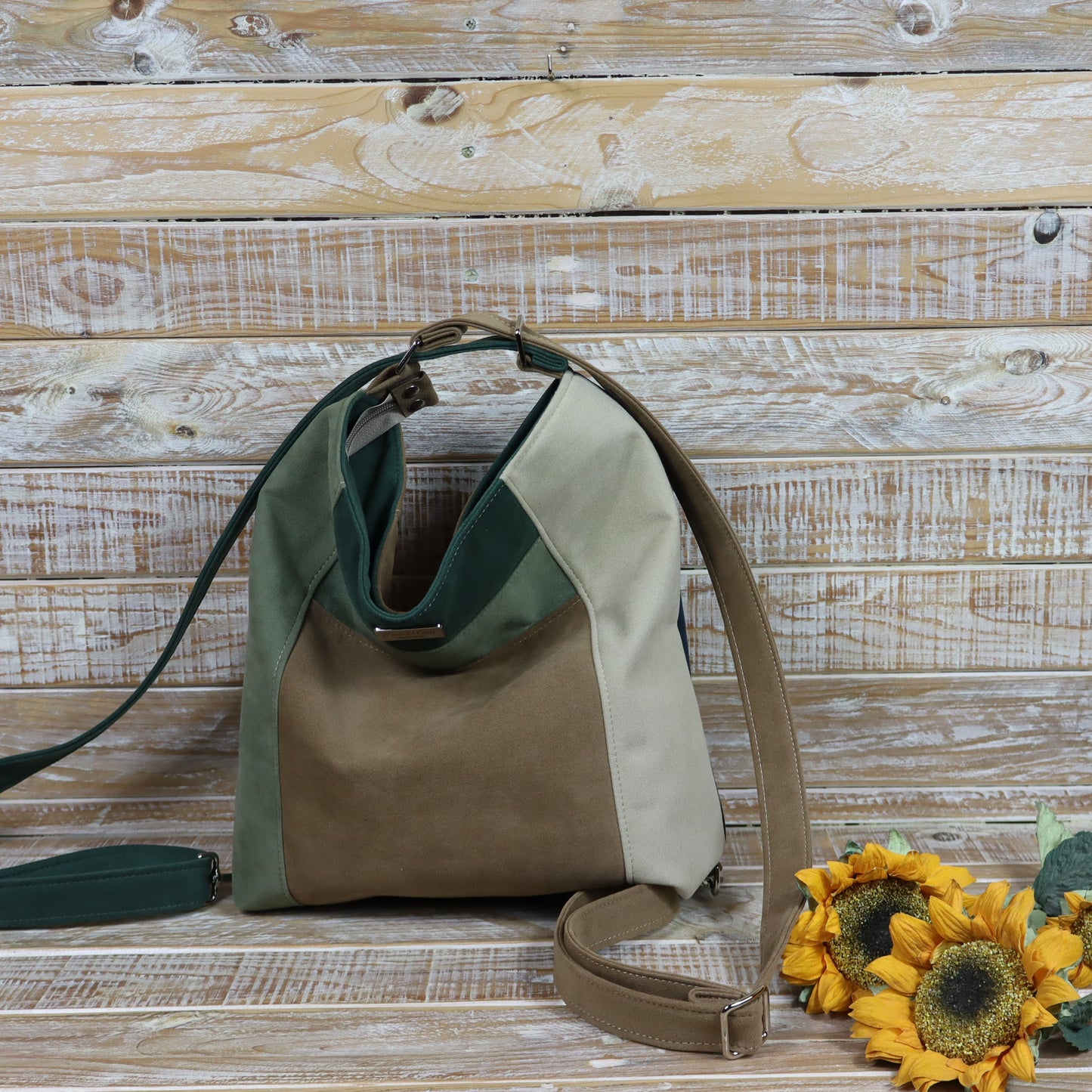 Anselmina Bag Backpack melange blue grey