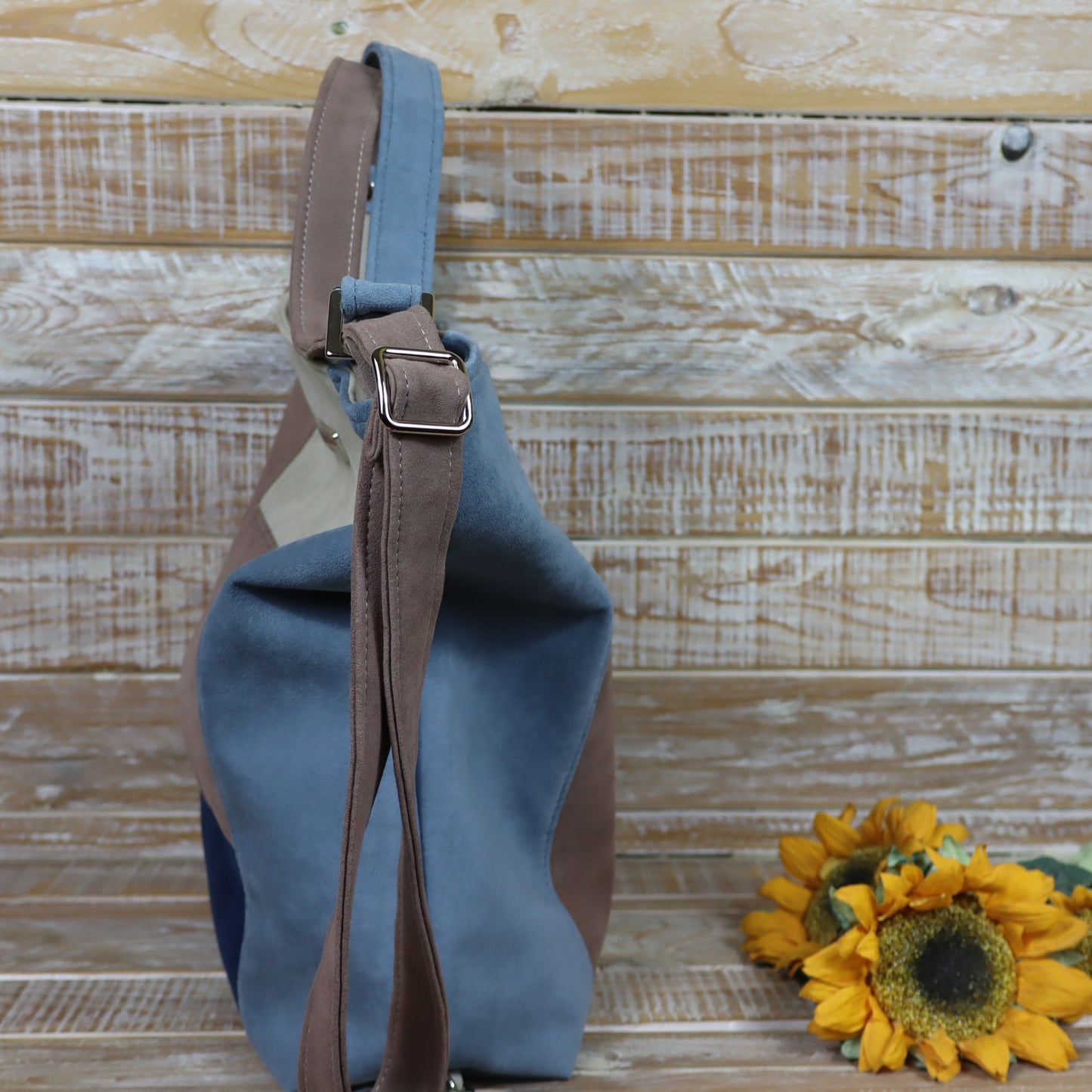 Green Purple Backpack Bag