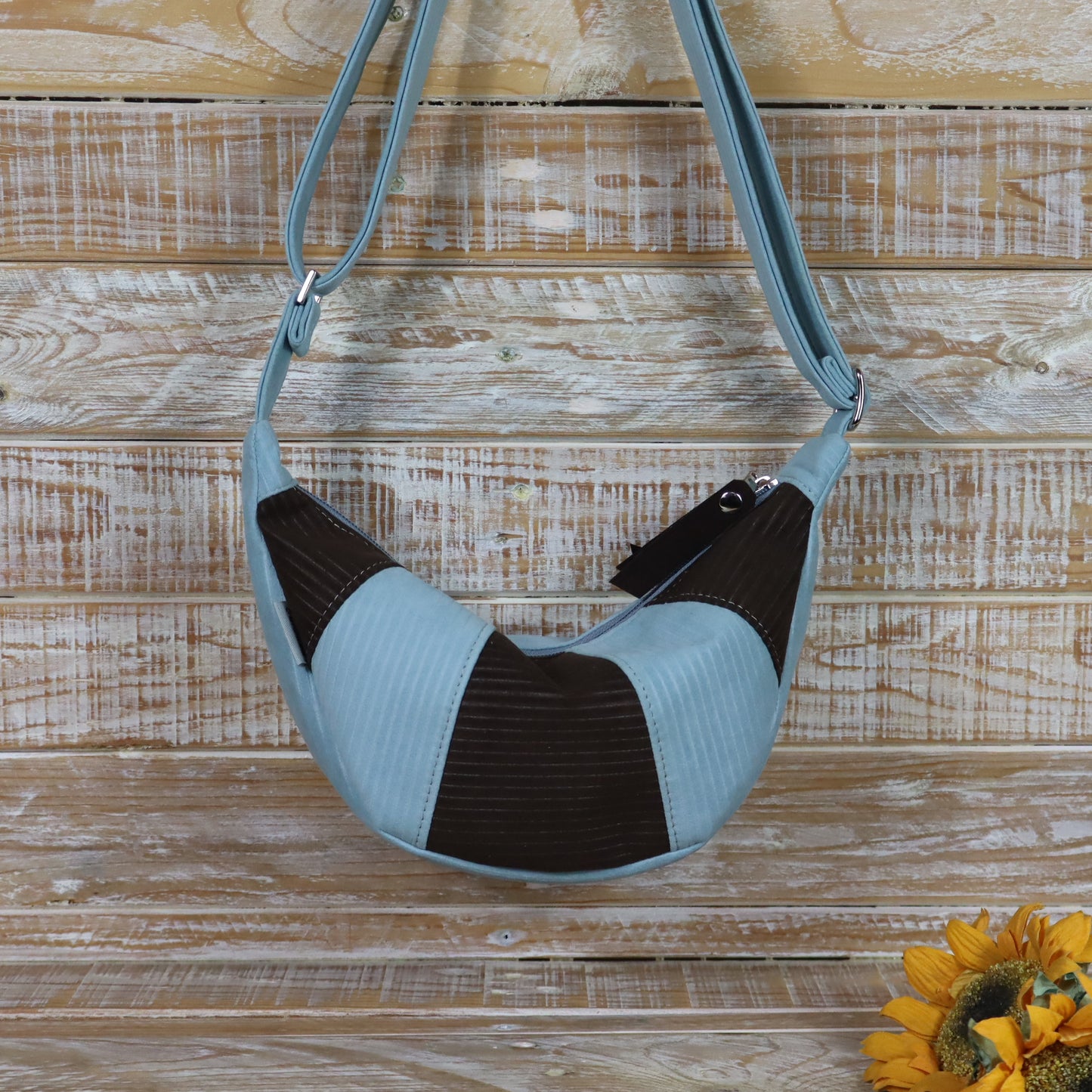 Giacinta shoulder bag - green blue