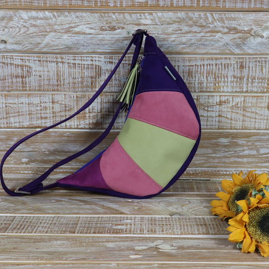 Luna  viola rosa verde