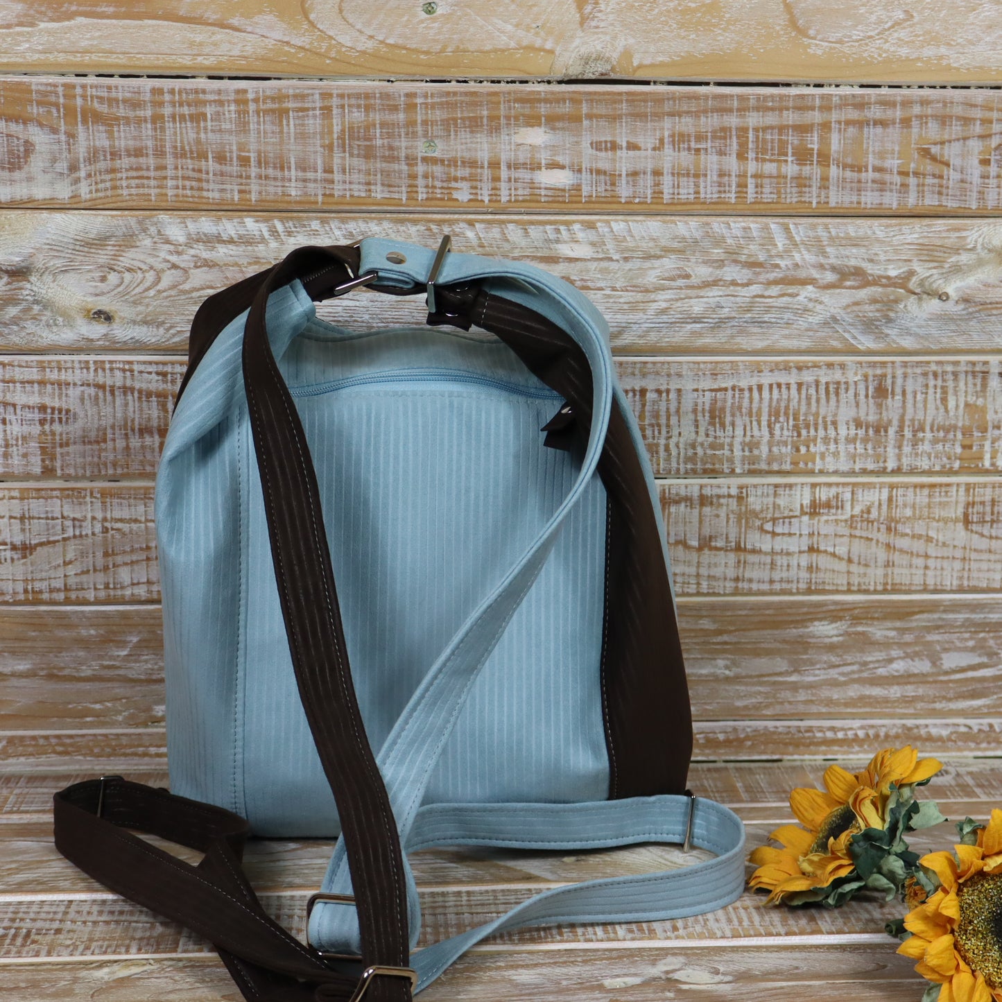 Green Purple Backpack Bag