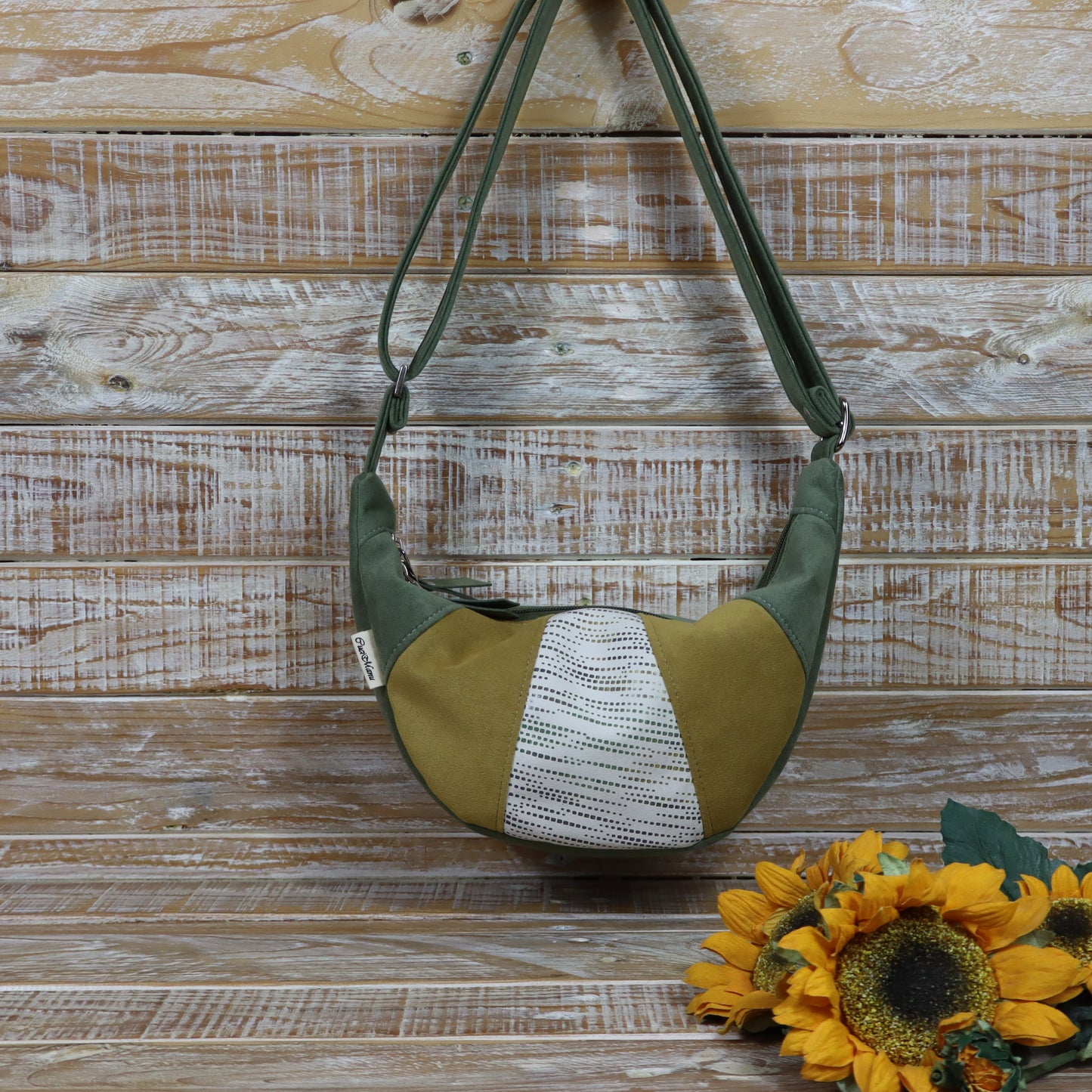 Giacinta shoulder bag - green blue