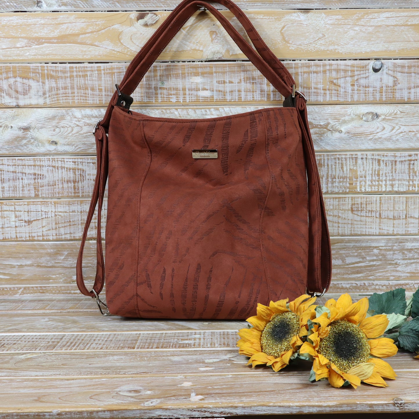 Green Purple Backpack Bag