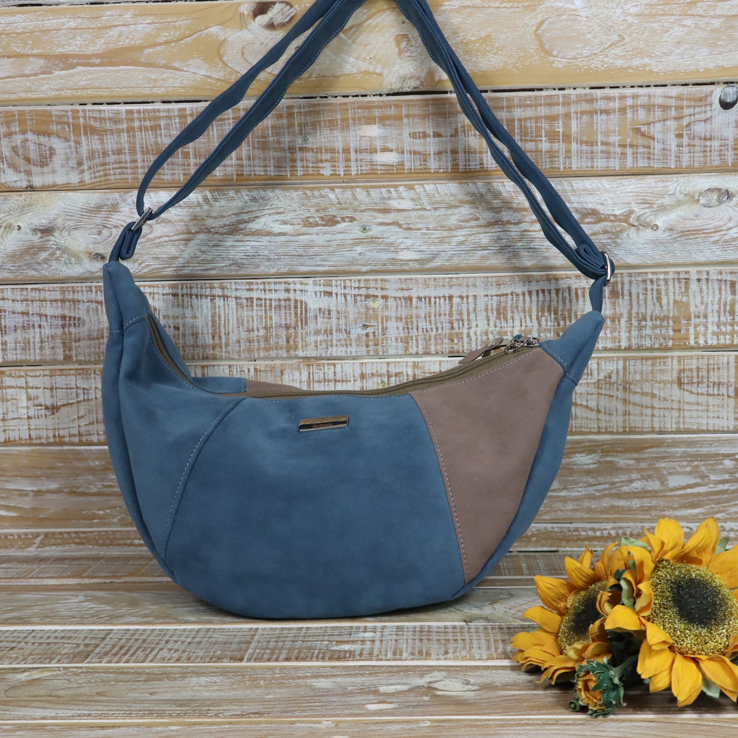 Hobo Bag carta zucchero tortora