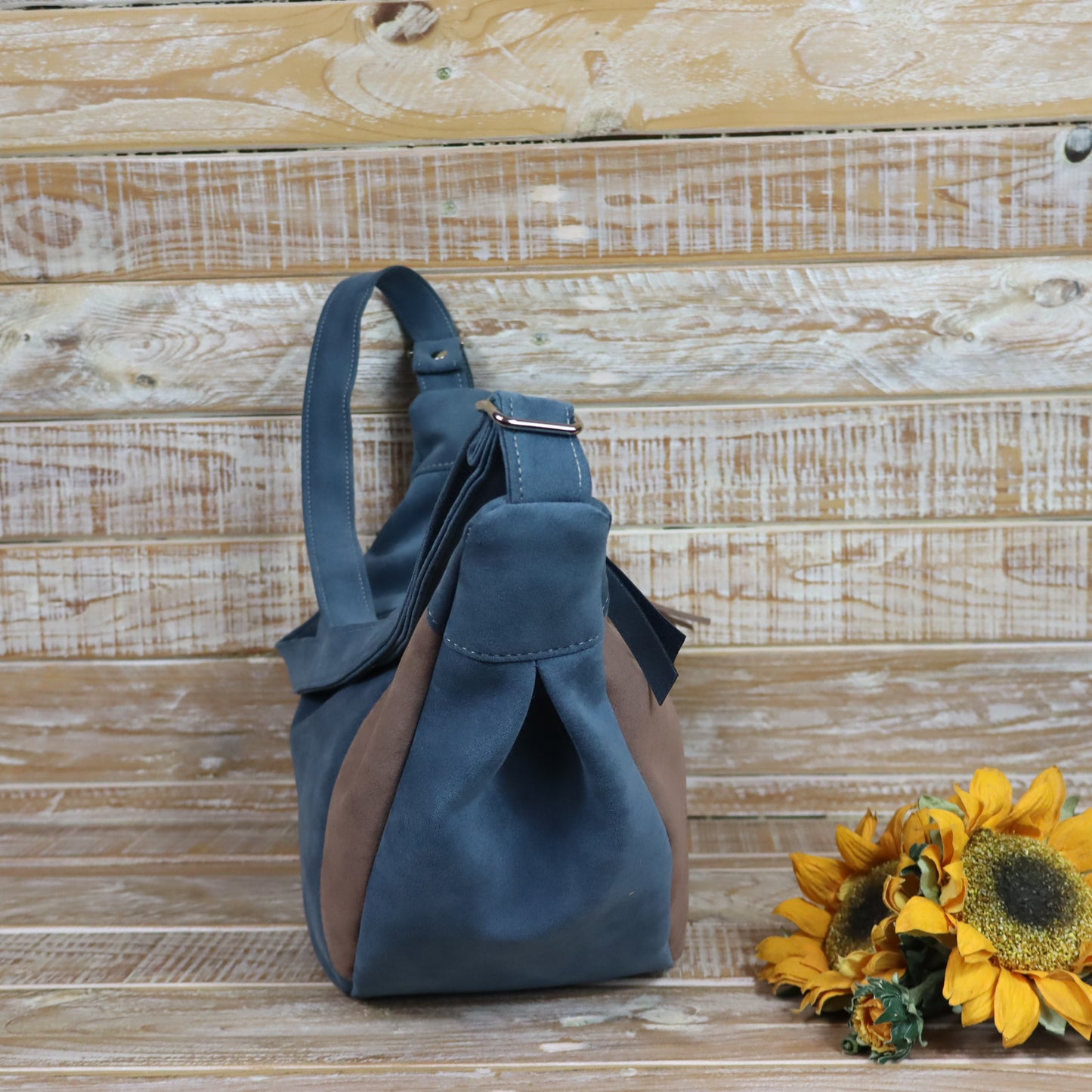 Hobo Bag carta zucchero tortora