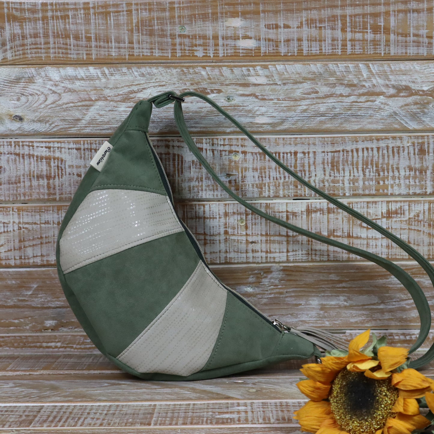 Giacinta Umhängetasche - grün blau