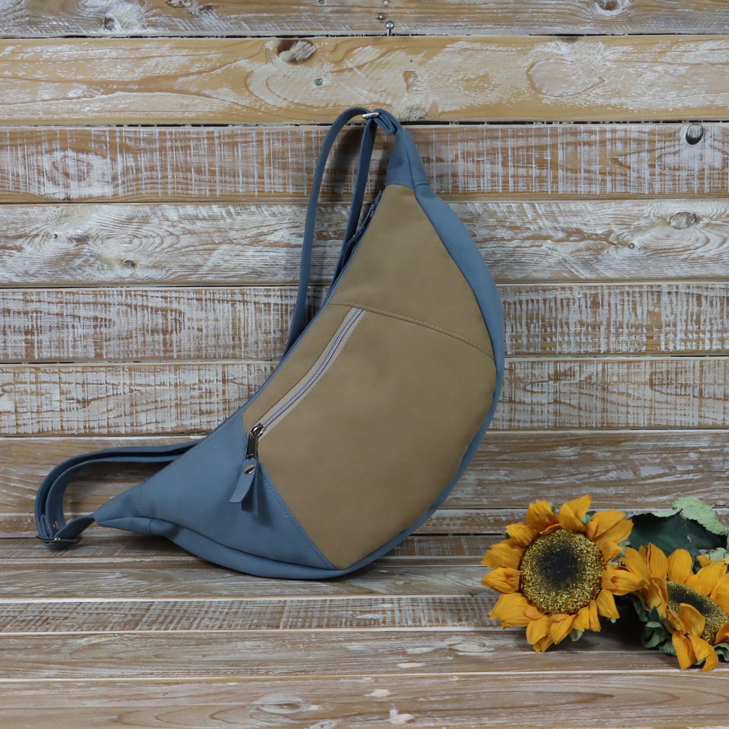 Hobo Bag carta da zucchero e cammello