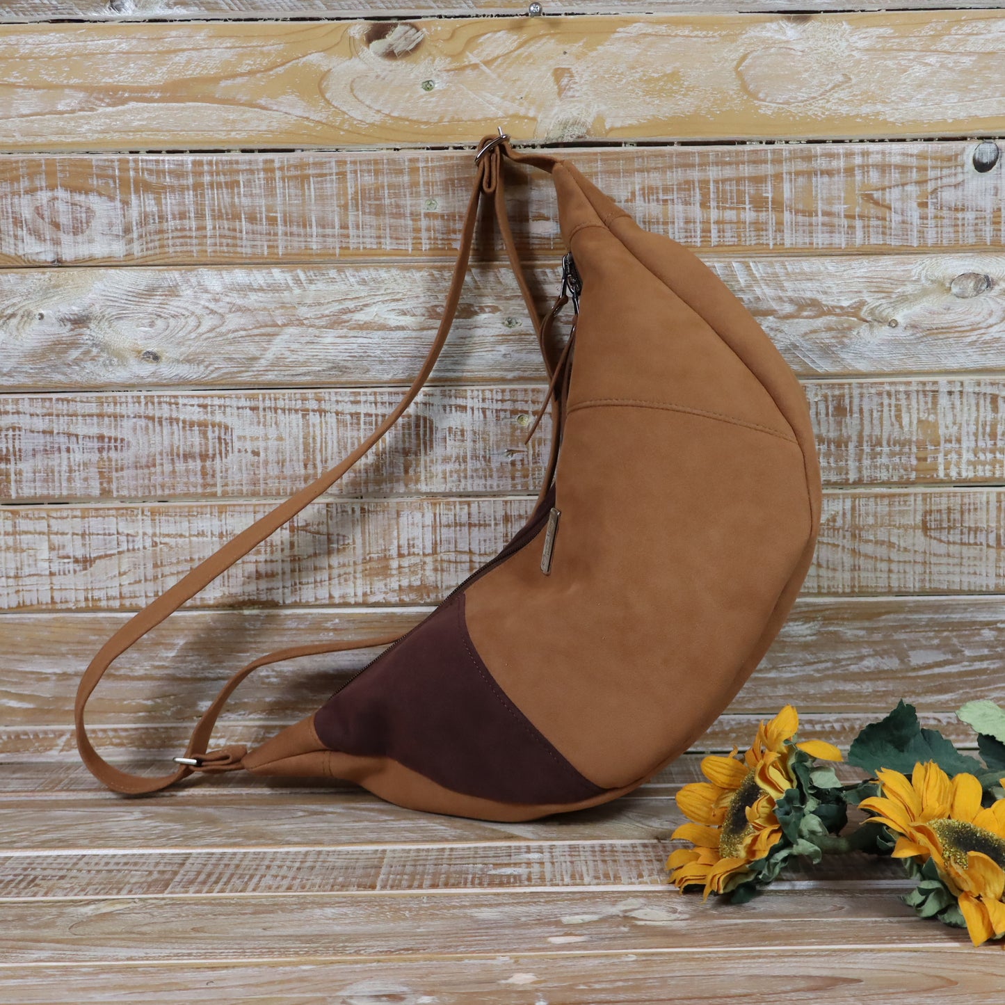 Hobo Bag coccio e cioccolato