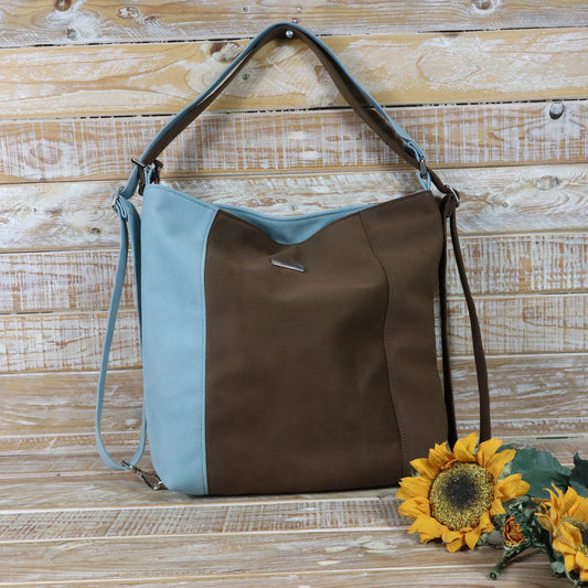 Green Purple Backpack Bag