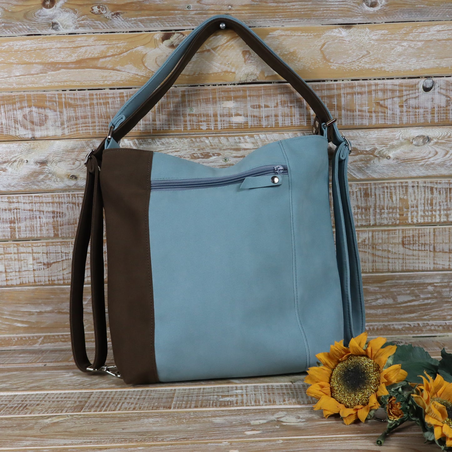 Green Purple Backpack Bag
