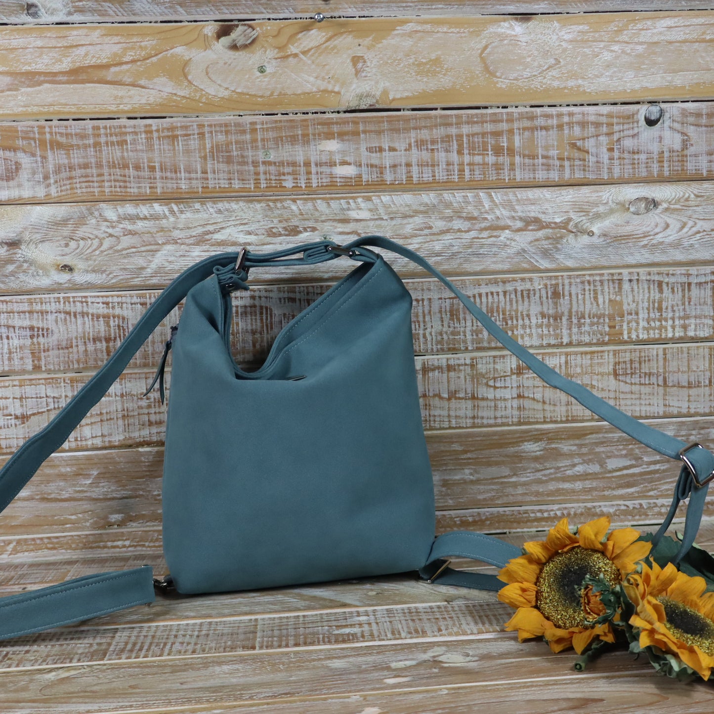 Green Purple Backpack Bag