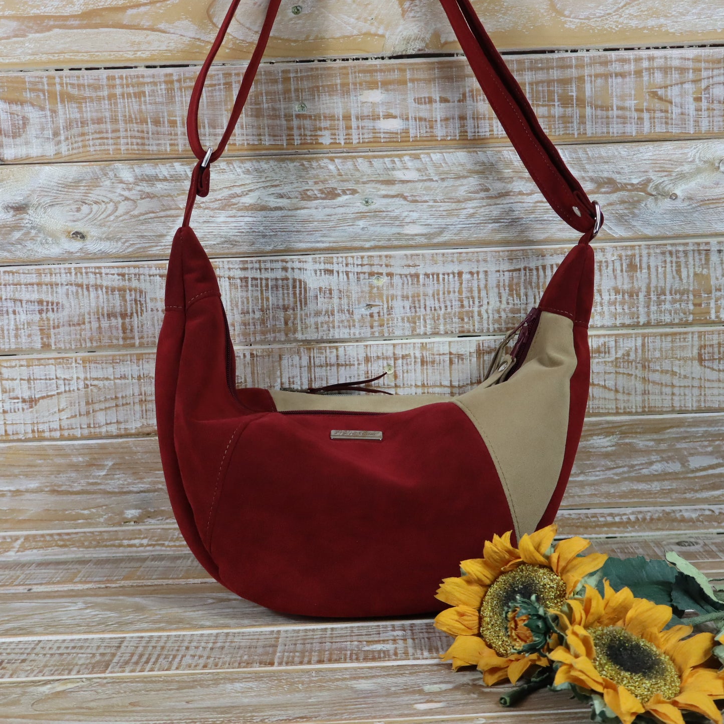 Hobo Bag rosso cammello
