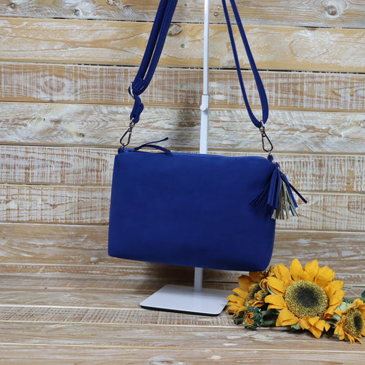 Tracolla Maria blu