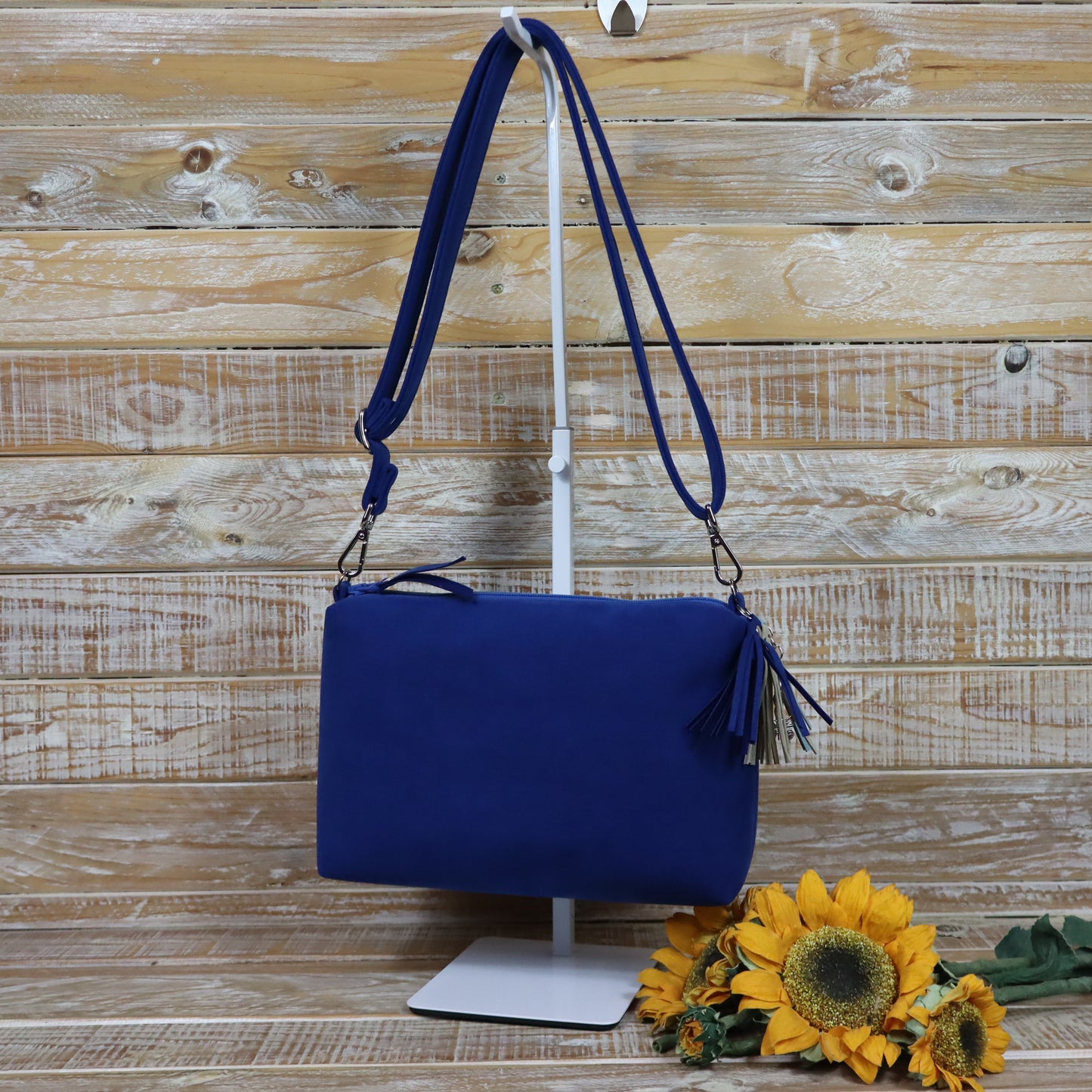 Tracolla Maria blu