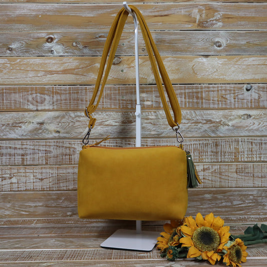 Tracolla Maria giallo ocra