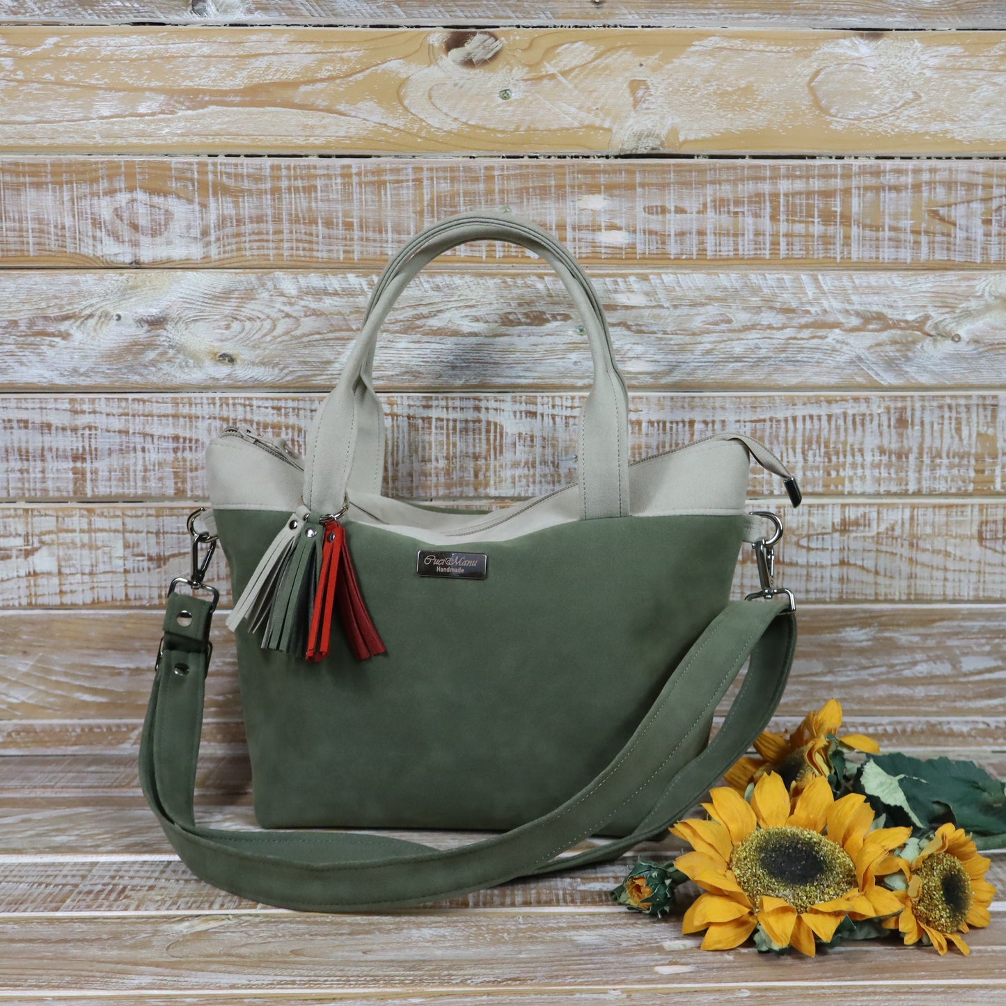 Tote Bag - Grey Green