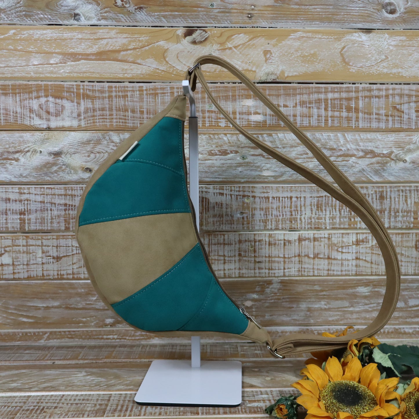 Giacinta shoulder bag - green blue
