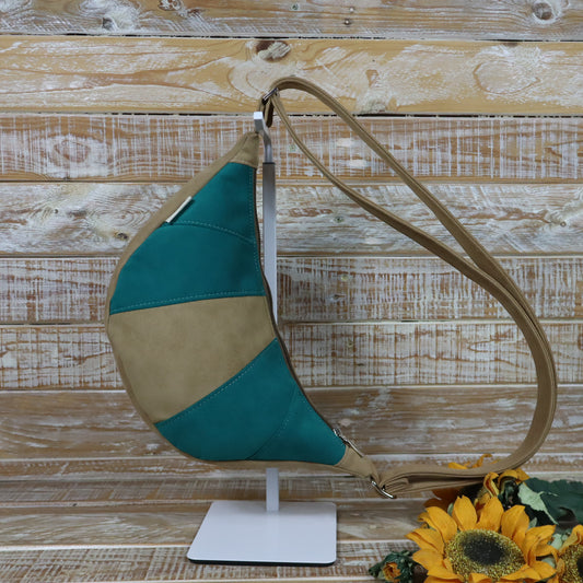 Giacinta shoulder bag - green blue