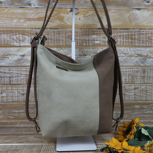 Green Purple Backpack Bag