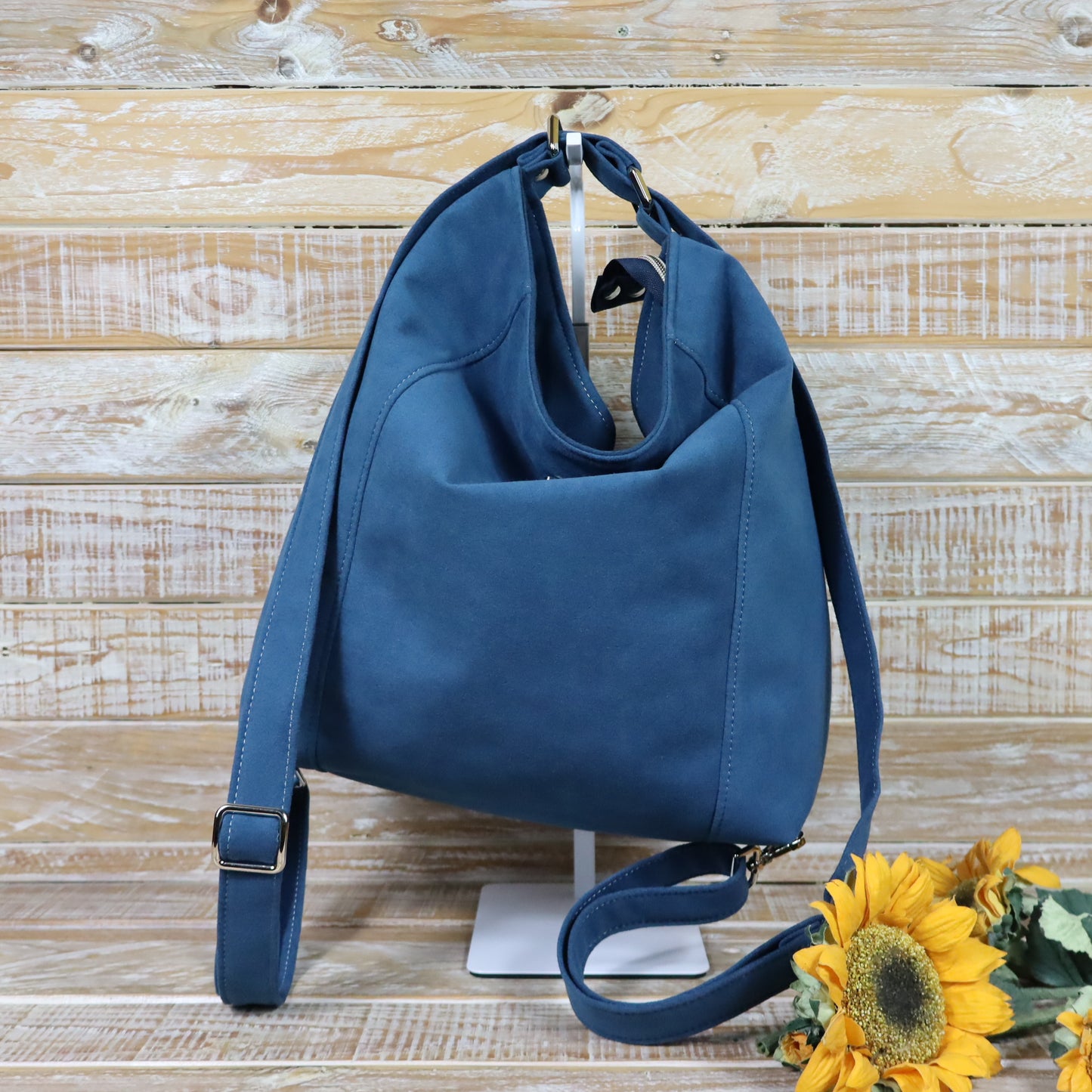 Grün Lila Rucksack Tasche