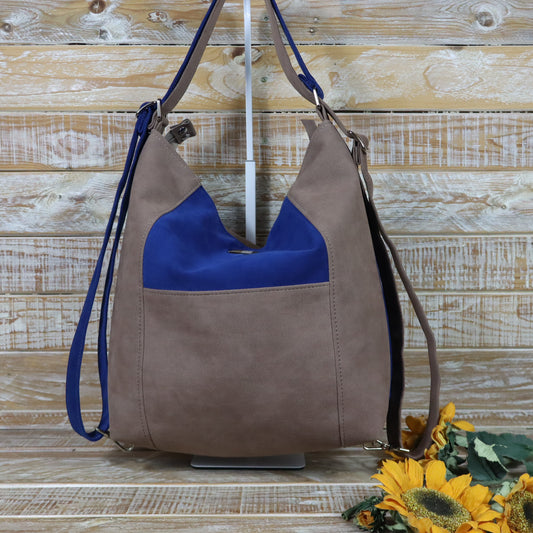 Green Purple Backpack Bag