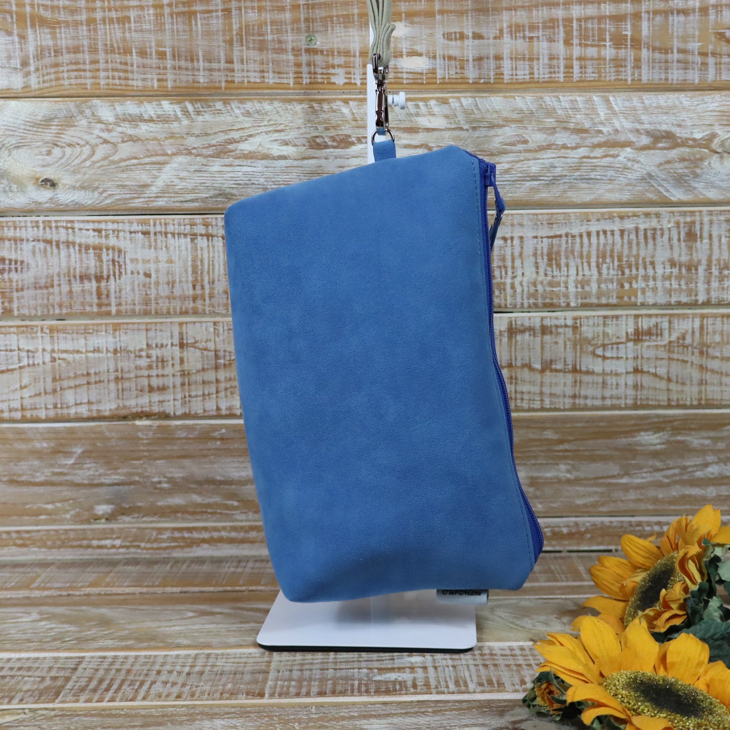 Pochette versatile azzurro bianco