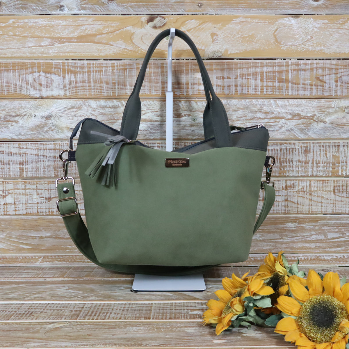 Tote Bag - Grey Green