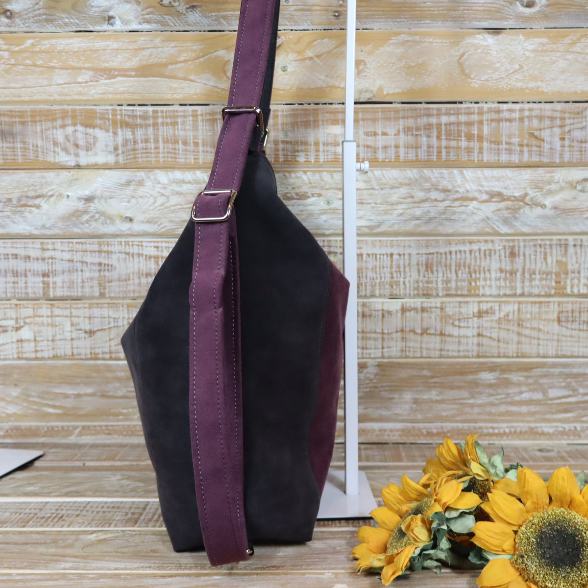 Green Purple Backpack Bag
