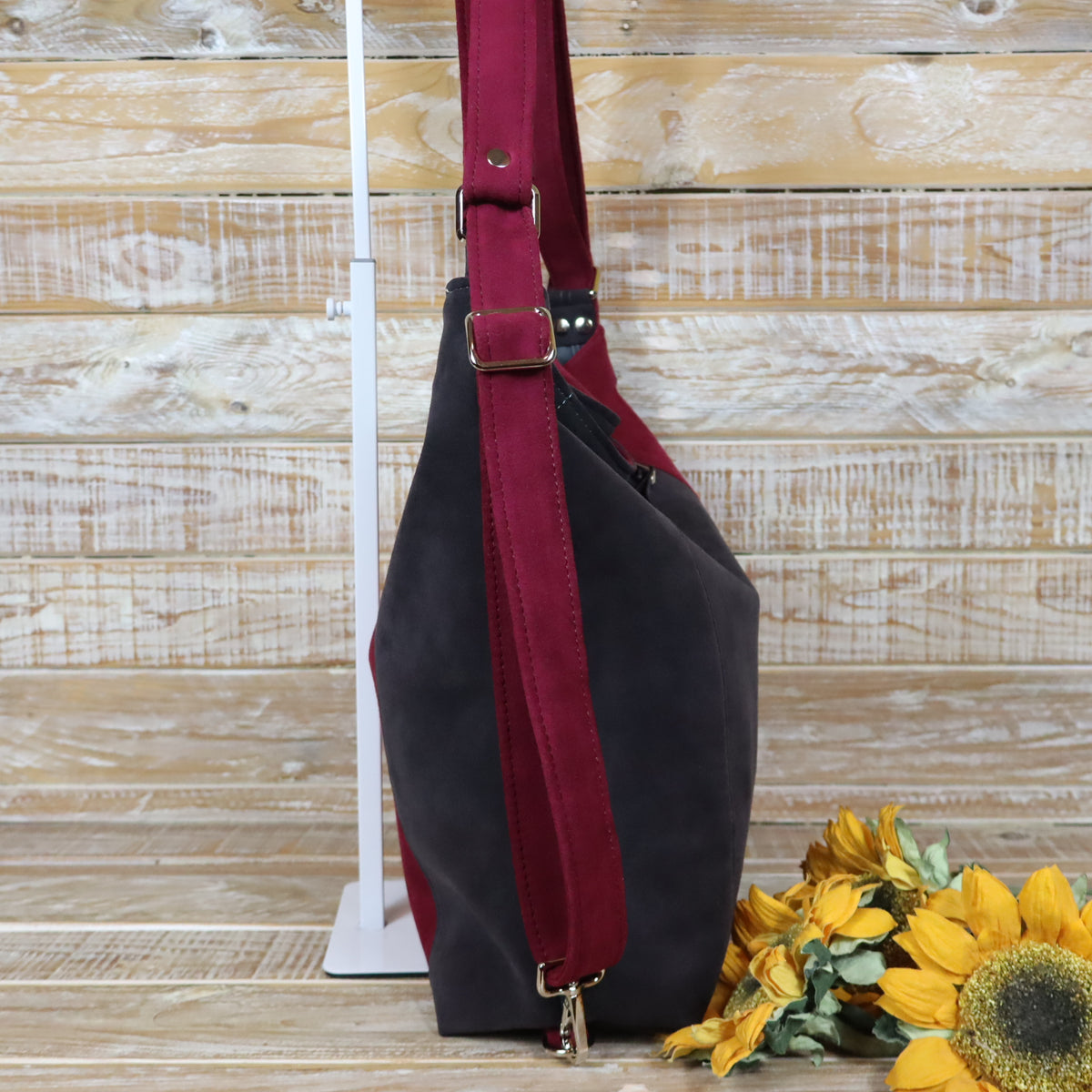 Green Purple Backpack Bag