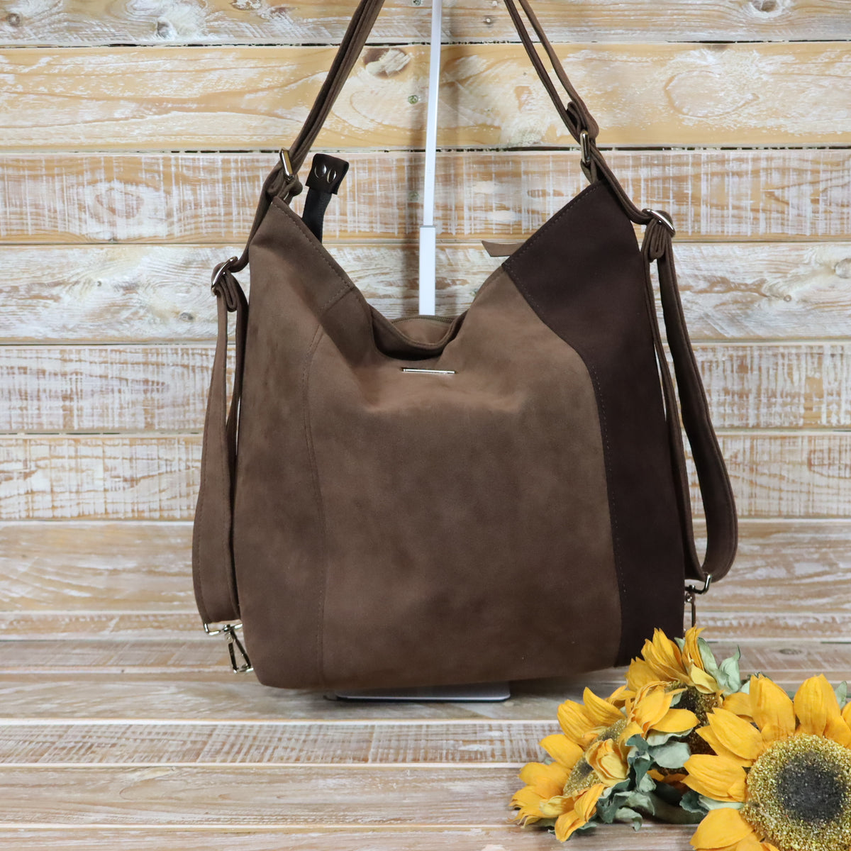 Green Purple Backpack Bag