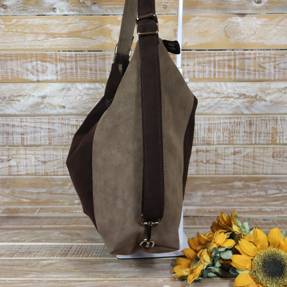 Green Purple Backpack Bag