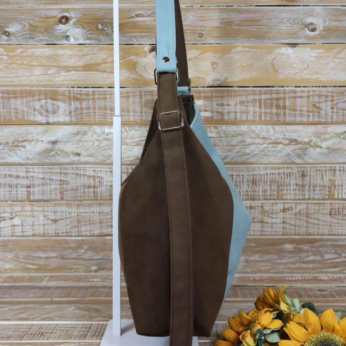 Green Purple Backpack Bag