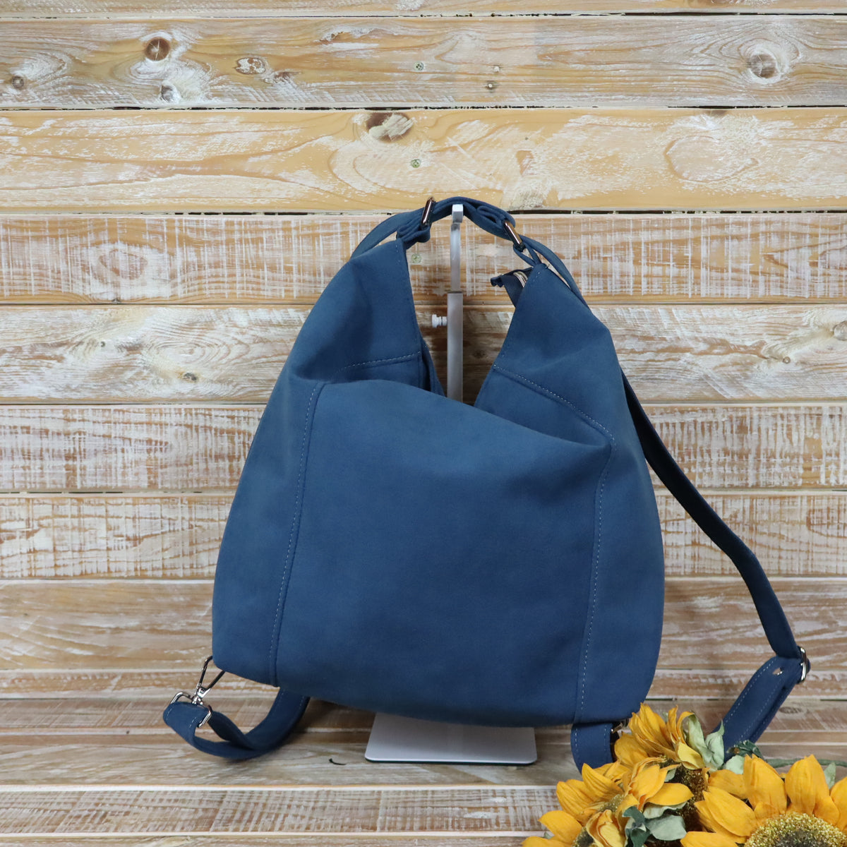 Green Purple Backpack Bag