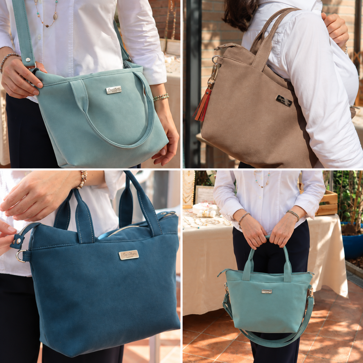 Tote Bag - Grey Green
