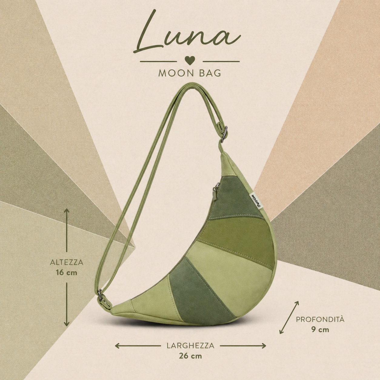 Giacinta shoulder bag - green blue